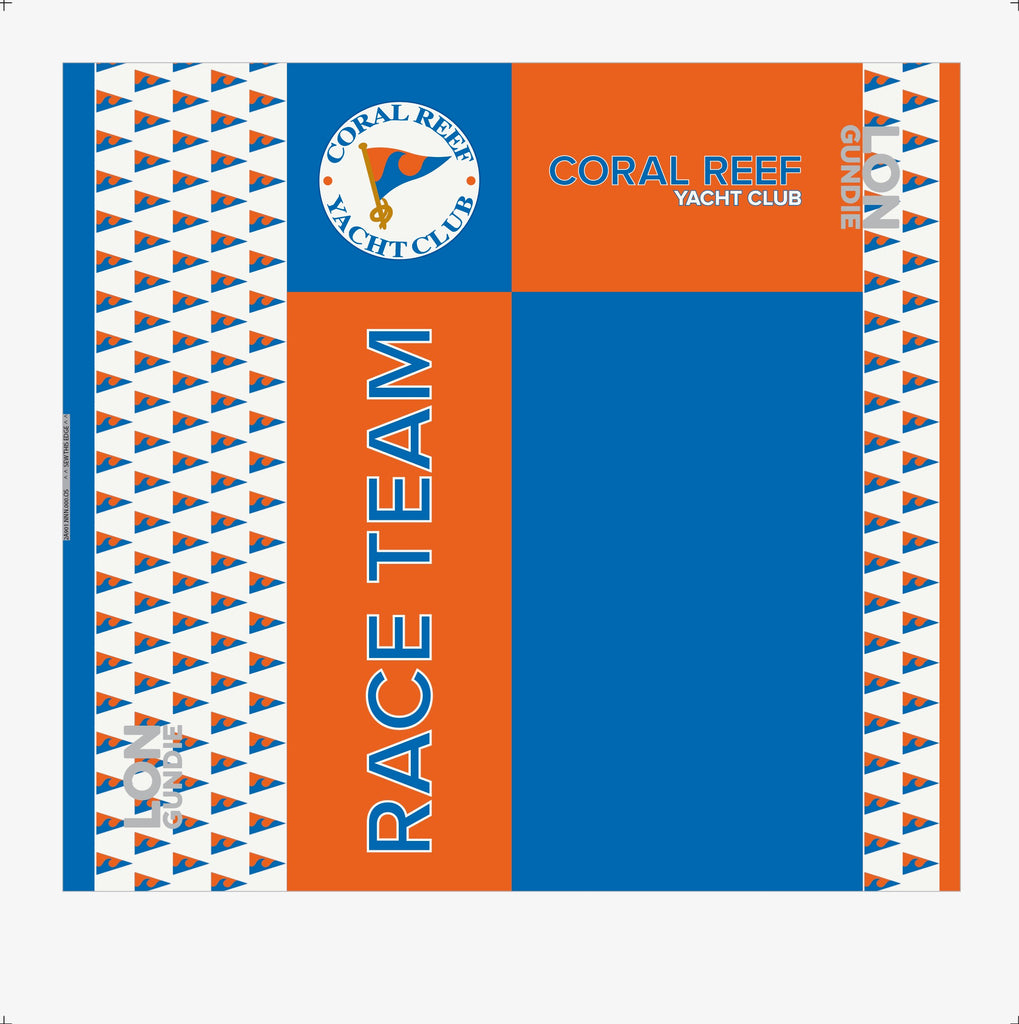 UNISEX NECK GAITER ACCESSORY - BLUE | CORAL REEF YACHT CLUB