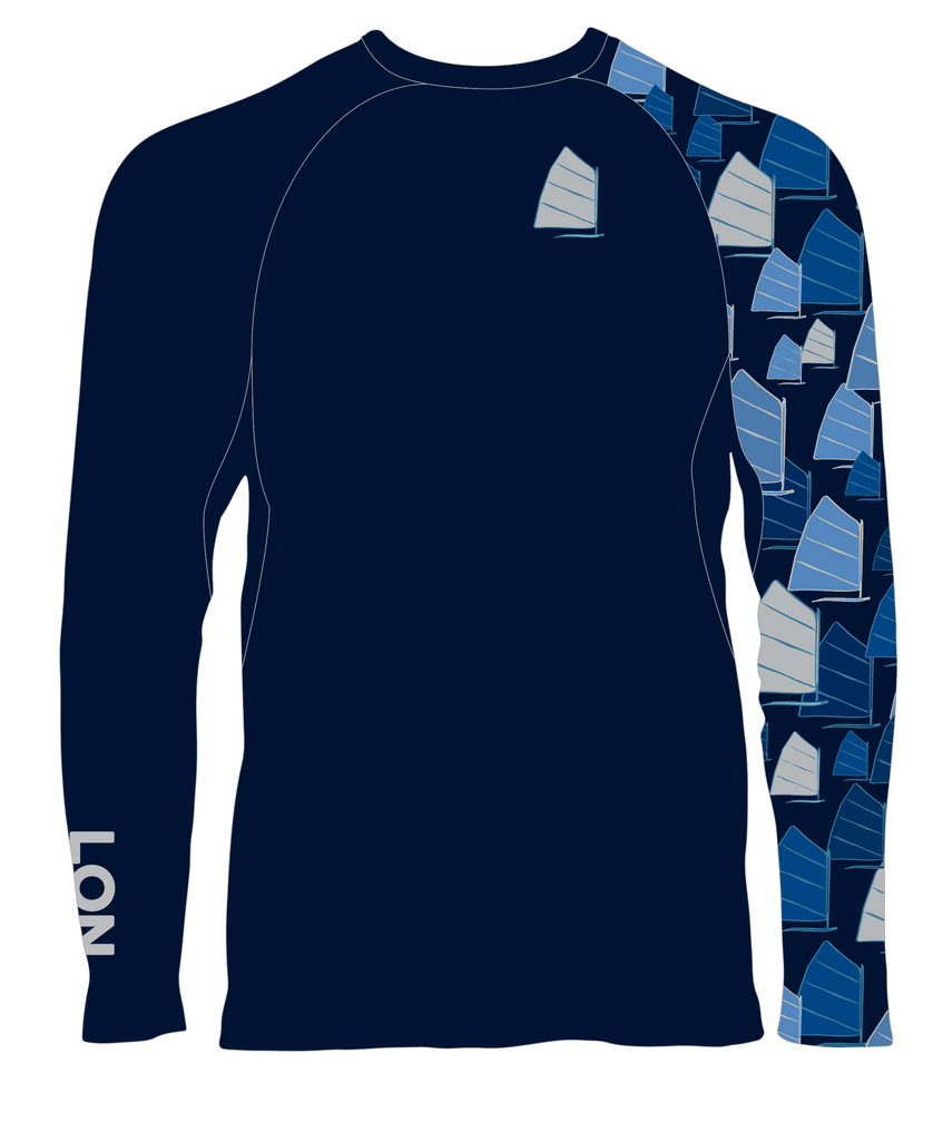 MEN TECH-TEE TOP LONG SLEEVE NAVY | '26 OPTI SERIES