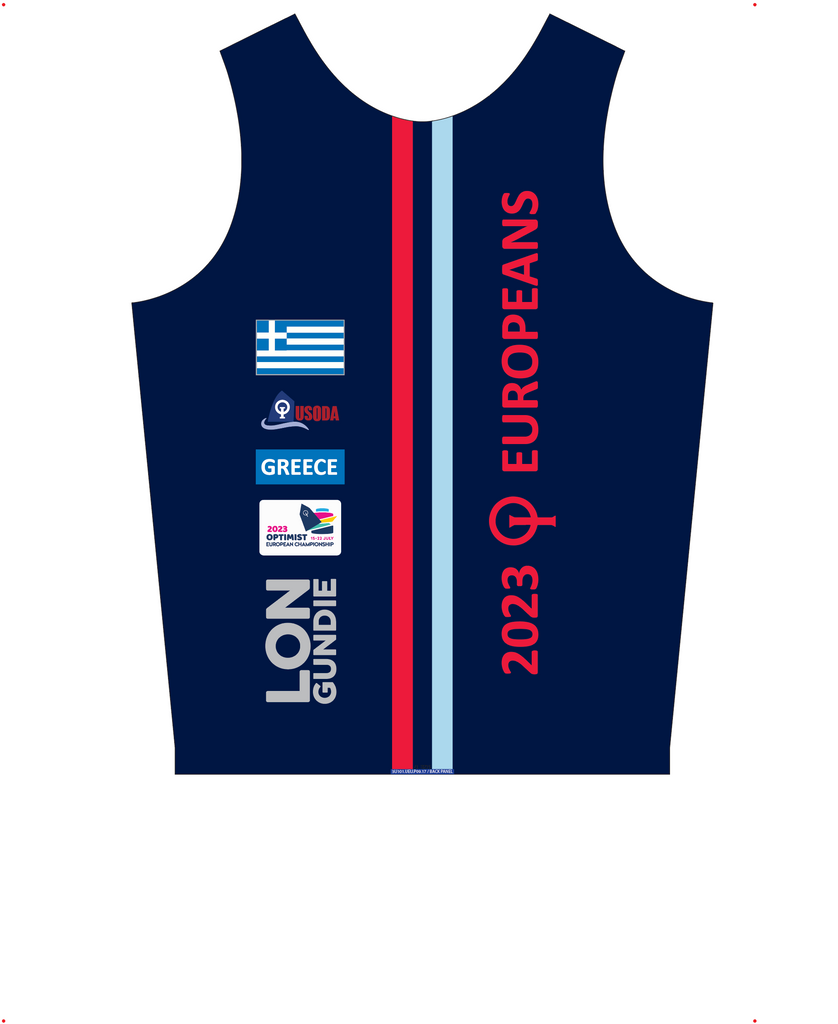 UNISEX PINNIE TOP TANK NAVY | USODA EUROPEAN CHAMPIONSHIP