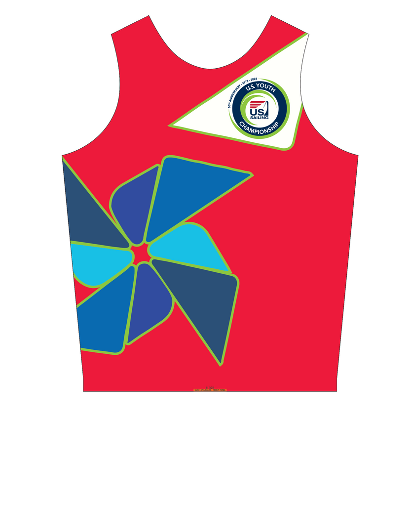 UNISEX PINNIE TOP TANK RED | US SAILING
