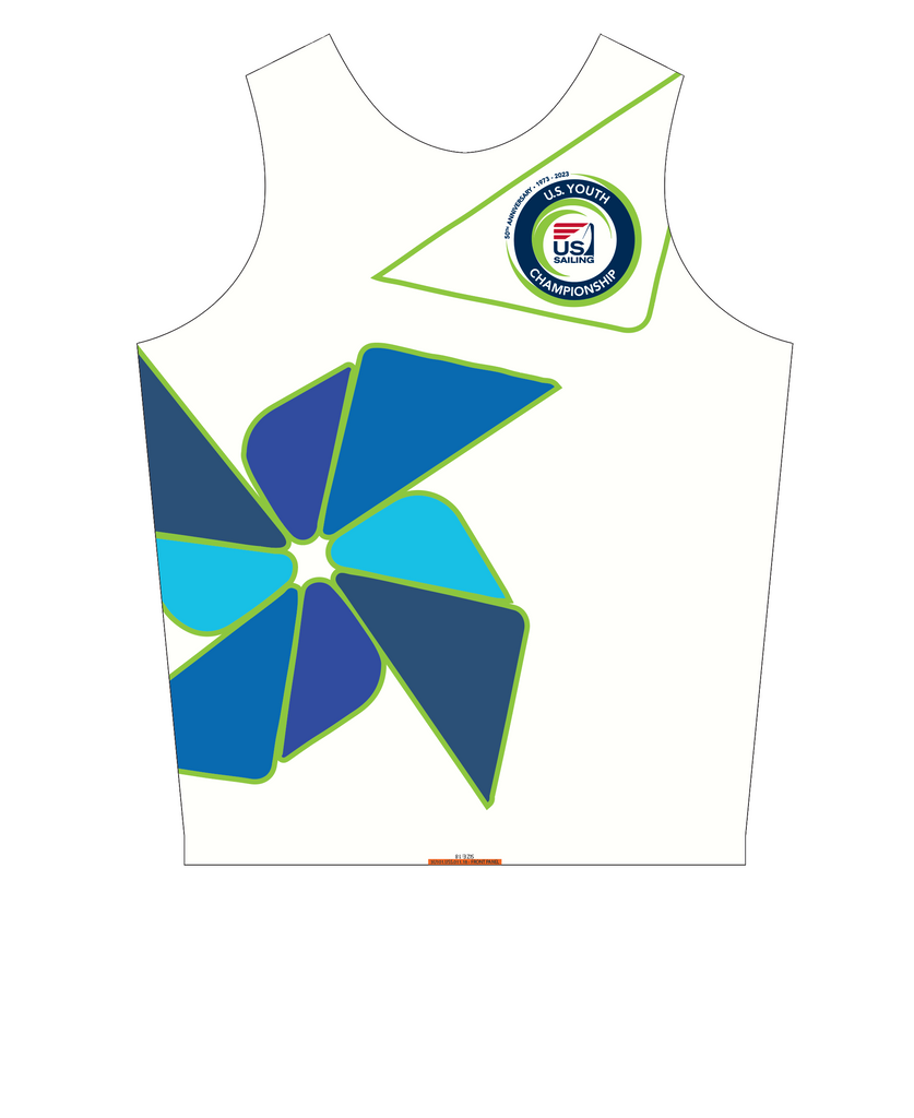 UNISEX PINNIE TOP TANK WHITE | US SAILING