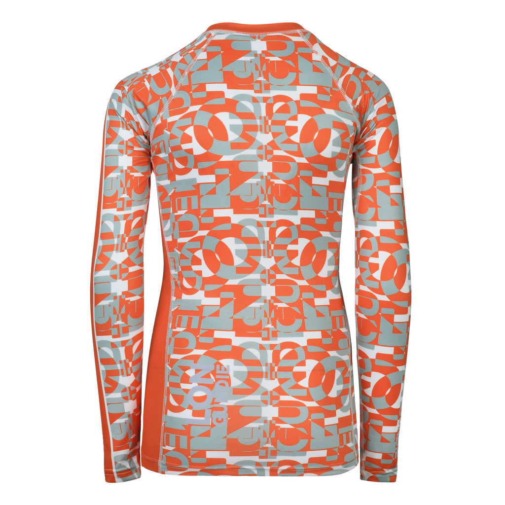 JR RASH GUARD TOP LONG SLEEVE ORANGE | LON GUNDIE