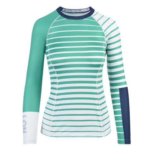 Lon Gundie Jr Sailing Rash Guard Top Pink