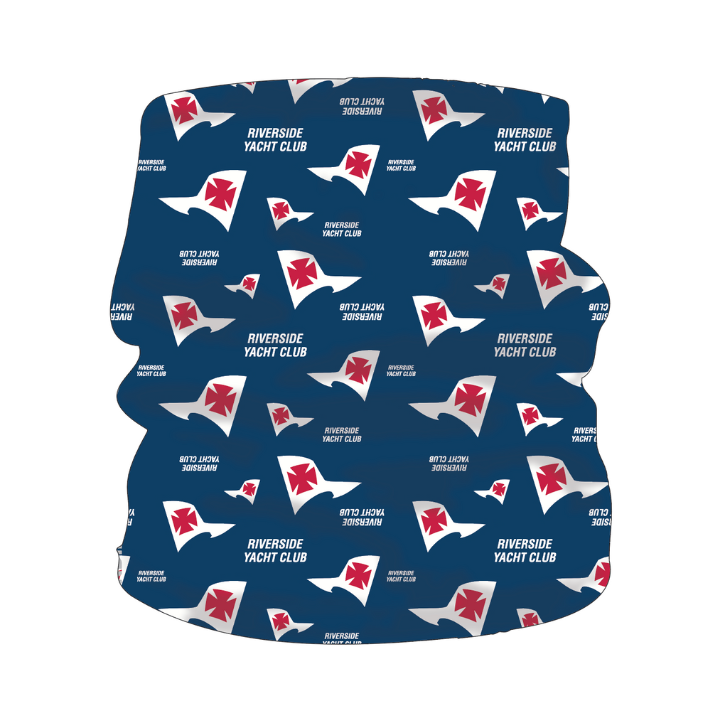 UNISEX NECK GAITER ACCESSORY BLUE | RIVERSIDE YACHT CLUB